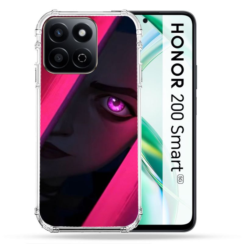 Coque Renforcée Pour Honor 200 Smart 5G Arcane Jinx Rose