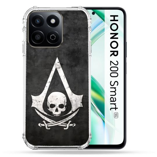 Coque Renforcée Pour Honor 200 Smart 5G Assassin Creed Tete Mort