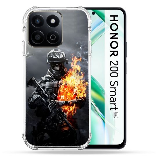 Coque Renforcée Pour Honor 200 Smart 5G Call Of Duty Squelette