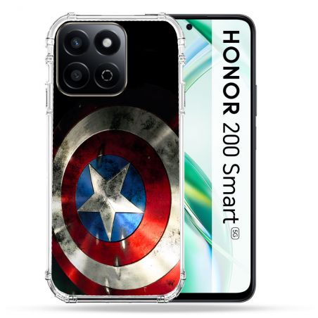 Coque Renforcée Pour Honor 200 Smart 5G Captain America Bouclier