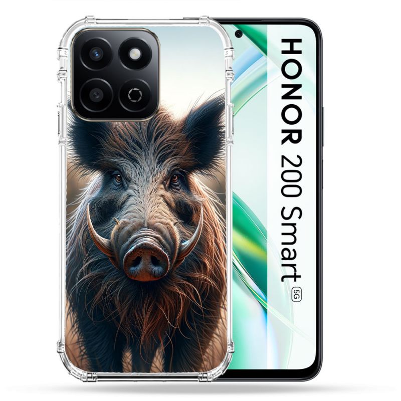 Coque Renforcée Pour Honor 200 Smart 5G Chasse Sanglier Attaque