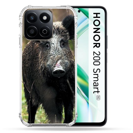 Coque Renforcée Pour Honor 200 Smart 5G Chasse Sanglier bois