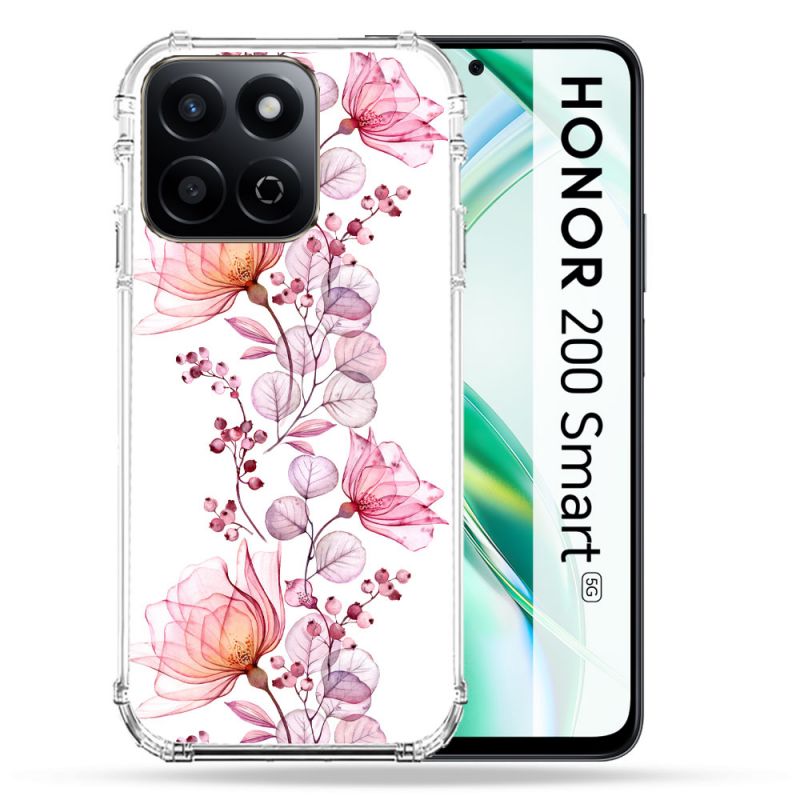 Coque Renforcée Pour Honor 200 Smart 5G Fleur Eclosion