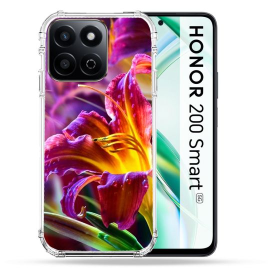 Coque Renforcée Pour Honor 200 Smart 5G Fleur Lys Color