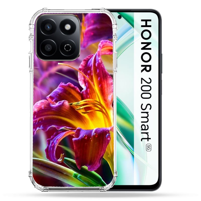 Coque Renforcée Pour Honor 200 Smart 5G Fleur Lys Color