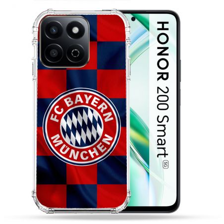 Coque Renforcée Pour Honor 200 Smart 5G Foot Bayern Munich Carreaux