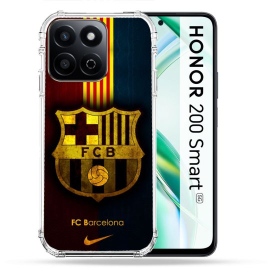 Coque Renforcée Pour Honor 200 Smart 5G Foot FC Barcelone Vintage
