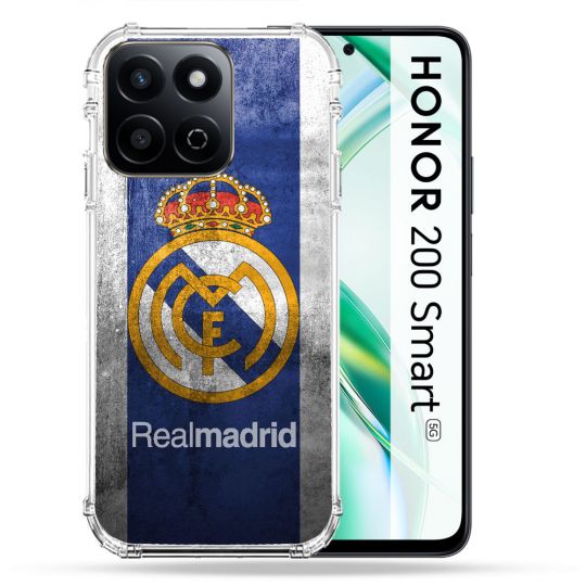 Coque Renforcée Pour Honor 200 Smart 5G Foot Real Madrid