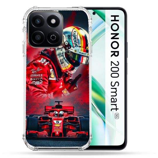 Coque Renforcée Pour Honor 200 Smart 5G Formule 1 F1 Ferrari