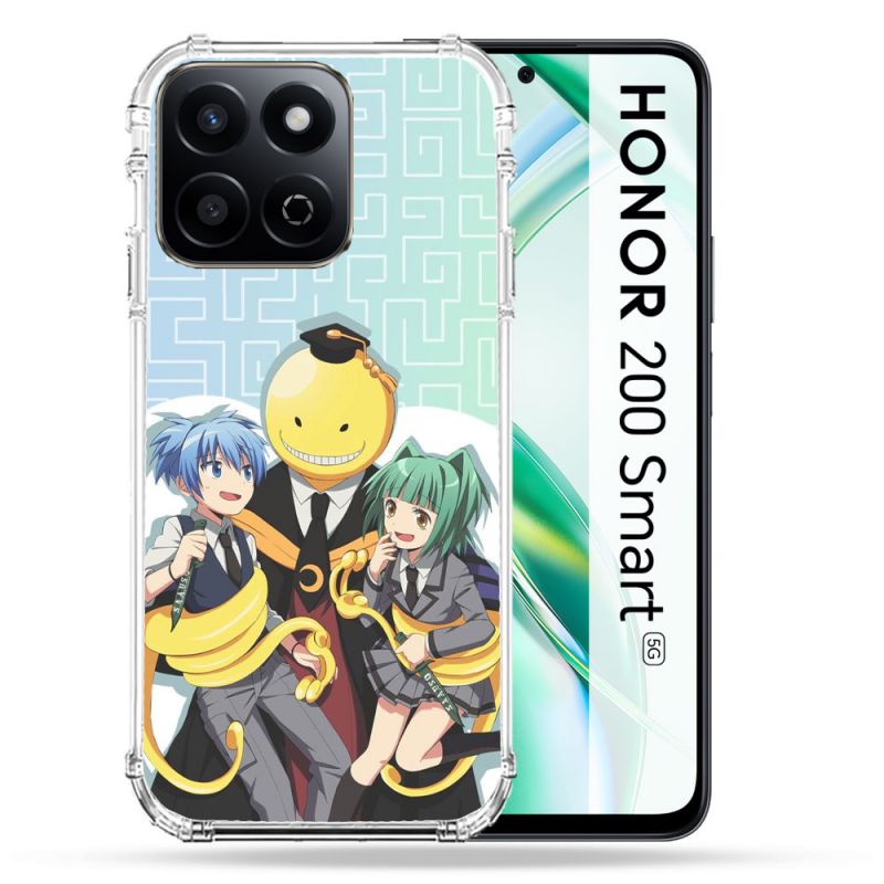 Coque Renforcée Pour Honor 200 Smart 5G Manga Assassination Classroom Kuro Trio