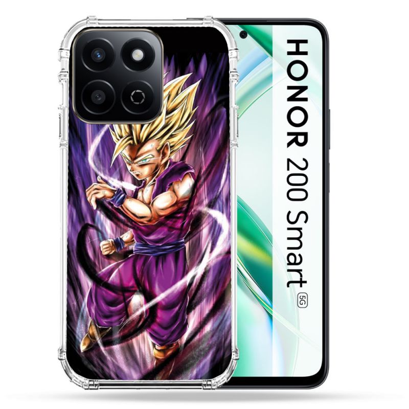 Coque Renforcée Pour Honor 200 Smart 5G Manga Dragon Ball Sangohan Violet