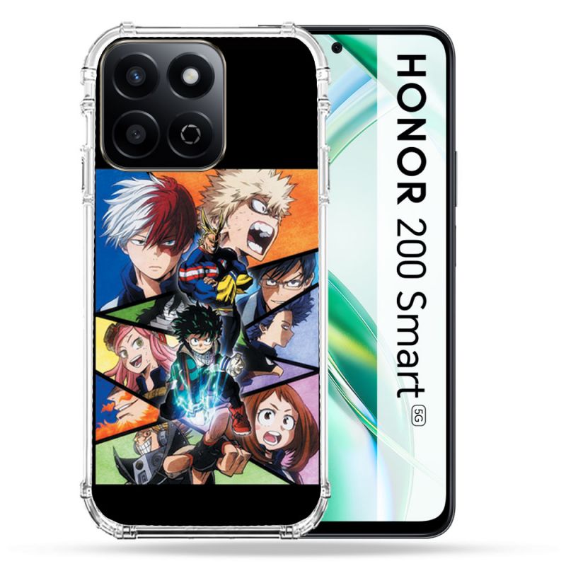 Coque Renforcée Pour Honor 200 Smart 5G Manga My Hero Academia Noir