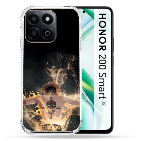 Coque Renforcée Pour Honor 200 Smart 5G Manga One Piece Ace Noir