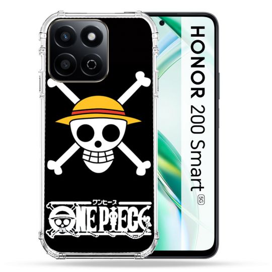 Coque Renforcée Pour Honor 200 Smart 5G Manga One Piece Tete de Mort
