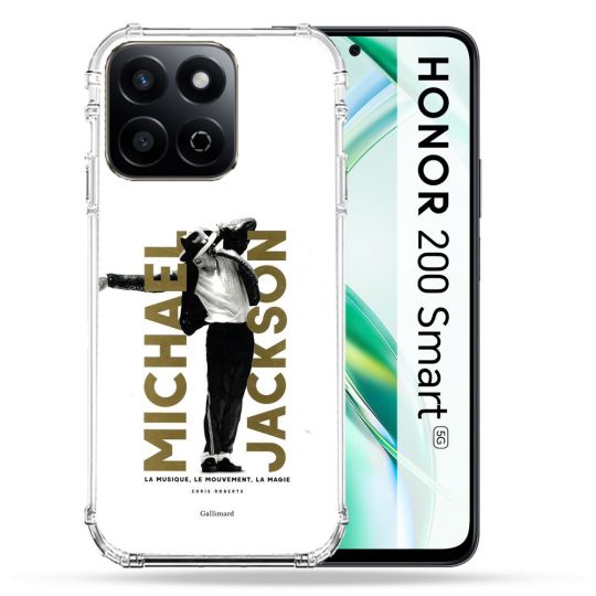 Coque Renforcée Pour Honor 200 Smart 5G Michael Jackson Blanc