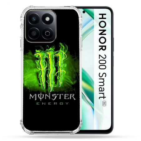 Coque Renforcée Pour Honor 200 Smart 5G Monster Energy Vert