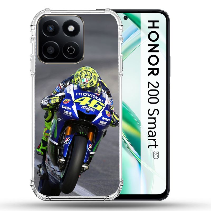 Coque Renforcée Pour Honor 200 Smart 5G Moto Course GP Wheeling 46