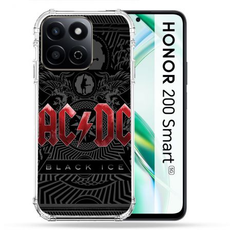 Coque Renforcée Pour Honor 200 Smart 5G Musique Rock ACDC Rouge