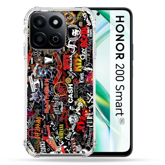 Coque Renforcée Pour Honor 200 Smart 5G Musique Rock Groupe