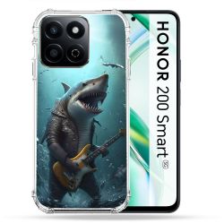 Coque Renforcée Pour Honor 200 Smart 5G Musique Rock Requin