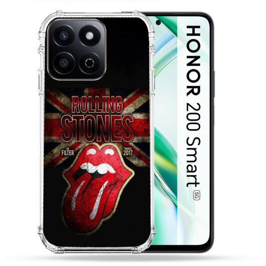 Coque Renforcée Pour Honor 200 Smart 5G Musique Rolling Stones