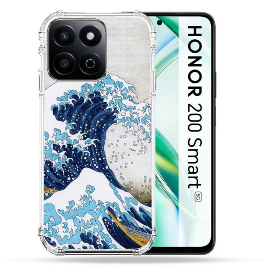 Coque Renforcée Pour Honor 200 Smart 5G Peinture La Grande Vague
