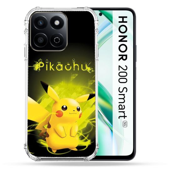 Coque Renforcée Pour Honor 200 Smart 5G Pokemon Pikachu Eclair