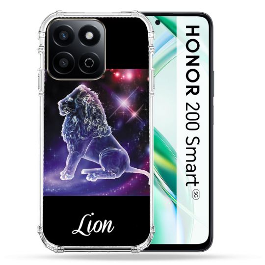 Coque Renforcée Pour Honor 200 Smart 5G Signe Zodiaque 2 Lion