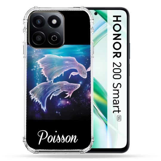 Coque Renforcée Pour Honor 200 Smart 5G Signe Zodiaque 2 Poisson