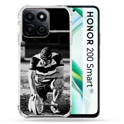 Coque Renforcée Pour Honor 200 Smart 5G Sport Rugby Noir Blanc