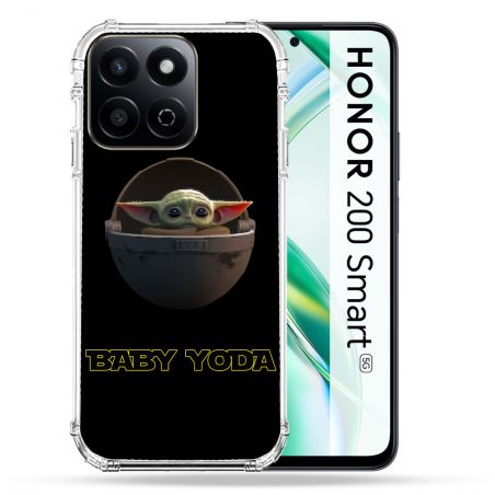 Coque Renforcée Pour Honor 200 Smart 5G Star Wars - Yoda bebe noir