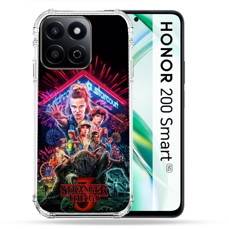 Coque Renforcée Pour Honor 200 Smart 5G Stranger Things Affiche 3