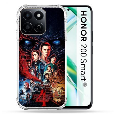 Coque Renforcée Pour Honor 200 Smart 5G Stranger Things Affiche 4