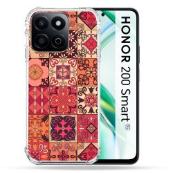 Coque Renforcée Pour Honor 200 Smart 5G Texture Carreau Ciment Rouge