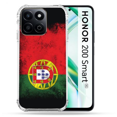 Coque Renforcée Pour Honor 200 Smart 5G Voyage Portugal Drapeau
