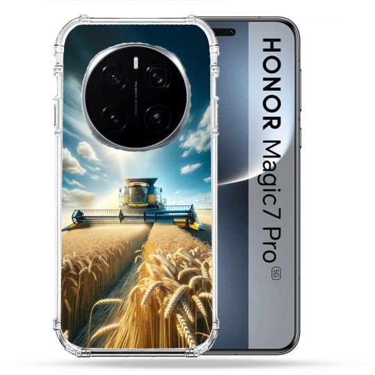 Coque Renforcée Pour Honor Magic 7 Pro Agriculture Moissonneuse Blé