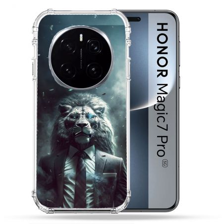 Coque Renforcée Pour Honor Magic 7 Pro Animal Lion Business