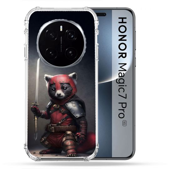 Coque Renforcée Pour Honor Magic 7 Pro Animal Raton Samouraï