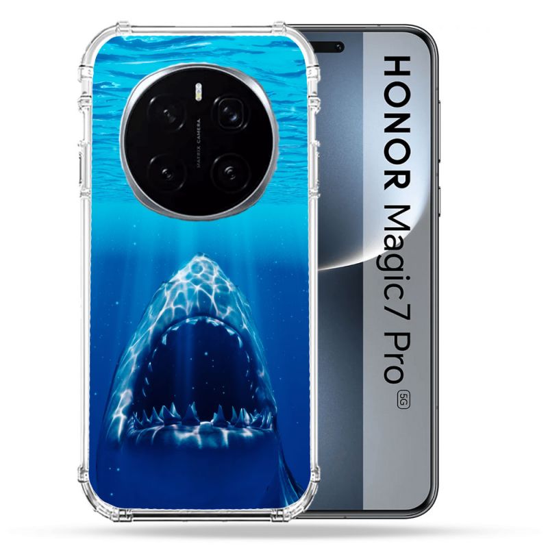 Coque Renforcée Pour Honor Magic 7 Pro Animal Requin Dent