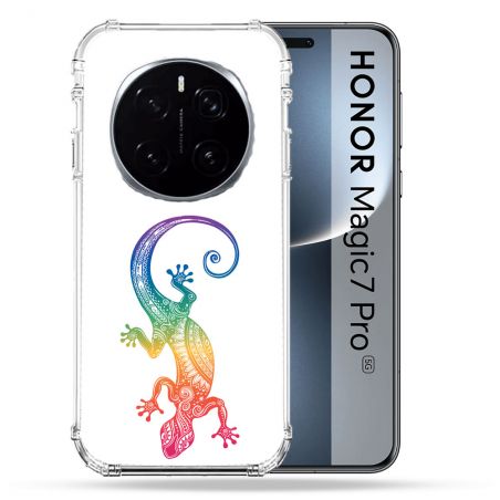 Coque Renforcée Pour Honor Magic 7 Pro Animal Salamandre Color