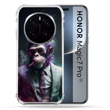 Coque Renforcée Pour Honor Magic 7 Pro Animal Singe Business