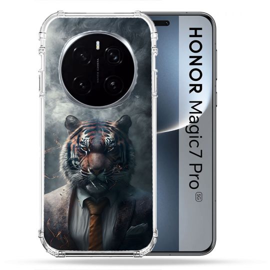 Coque Renforcée Pour Honor Magic 7 Pro Animal Tigre Business