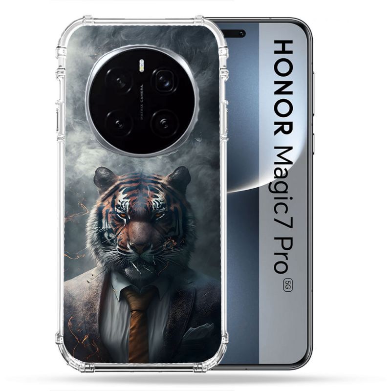 Coque Renforcée Pour Honor Magic 7 Pro Animal Tigre Business