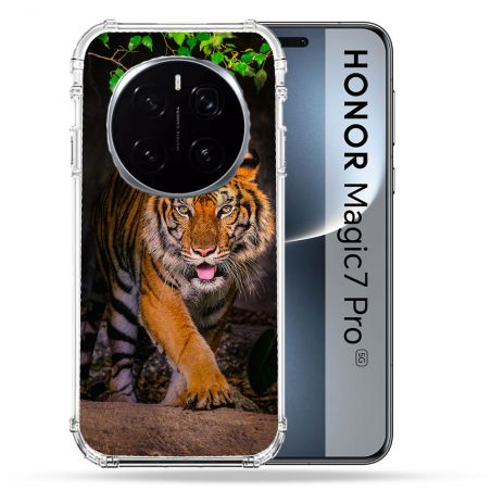 Coque Renforcée Pour Honor Magic 7 Pro Animal Tigre Jungle