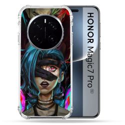 Coque Renforcée Pour Honor Magic 7 Pro Arcane Jinx Bleu