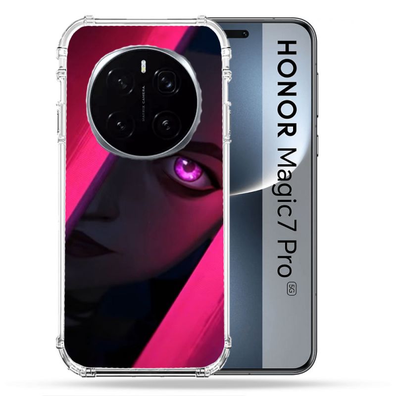Coque Renforcée Pour Honor Magic 7 Pro Arcane Jinx Rose