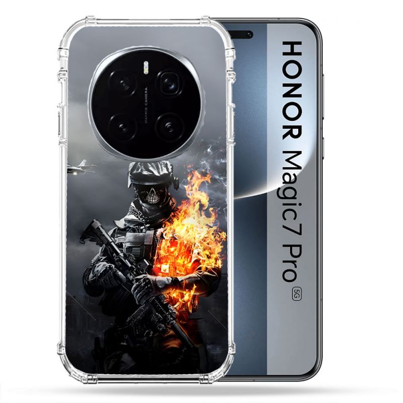Coque Renforcée Pour Honor Magic 7 Pro Call Of Duty Squelette