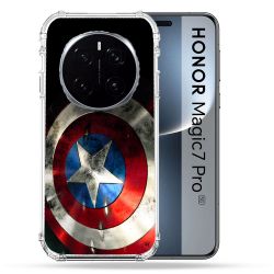 Coque Renforcée Pour Honor Magic 7 Pro Captain America Bouclier