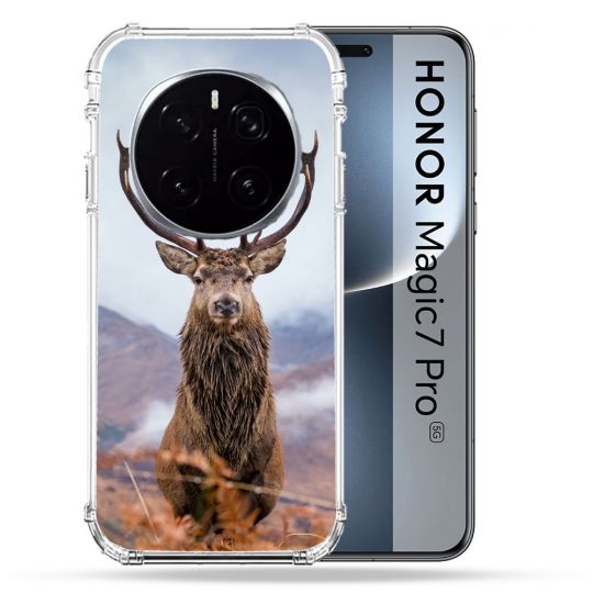 Coque Renforcée Pour Honor Magic 7 Pro Chasse Chevreuil Montagne