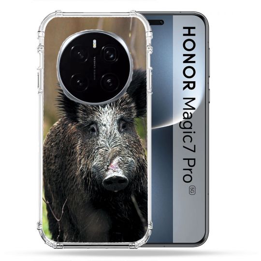 Coque Renforcée Pour Honor Magic 7 Pro Chasse Sanglier bois